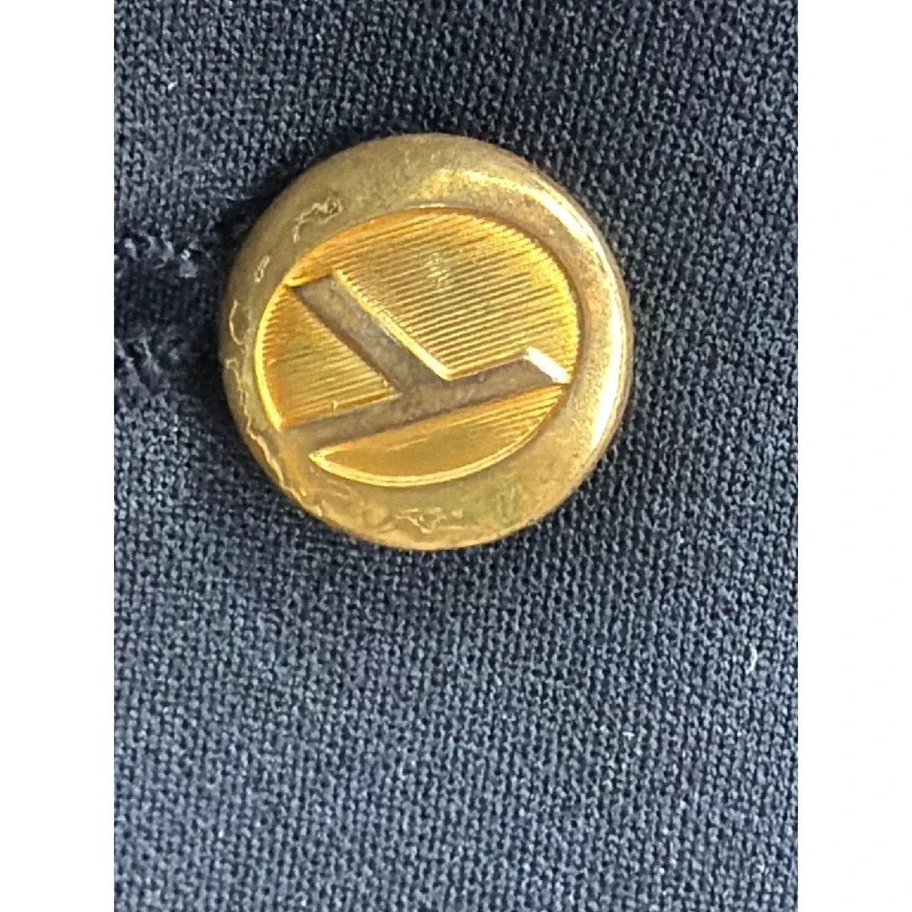 Vintage‎ Eastern Airline Pilot Uniform Blazer Jacket Gold Stripes 42R Hamilton
